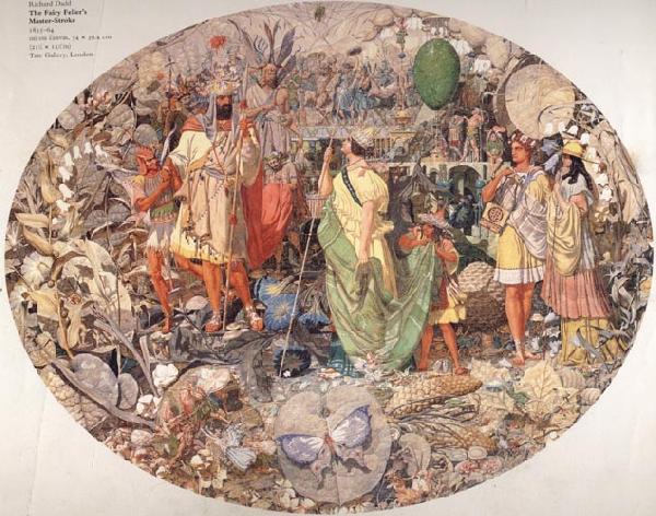 Richard  Dadd Contradiction:Oberon and Titania Sweden oil painting art